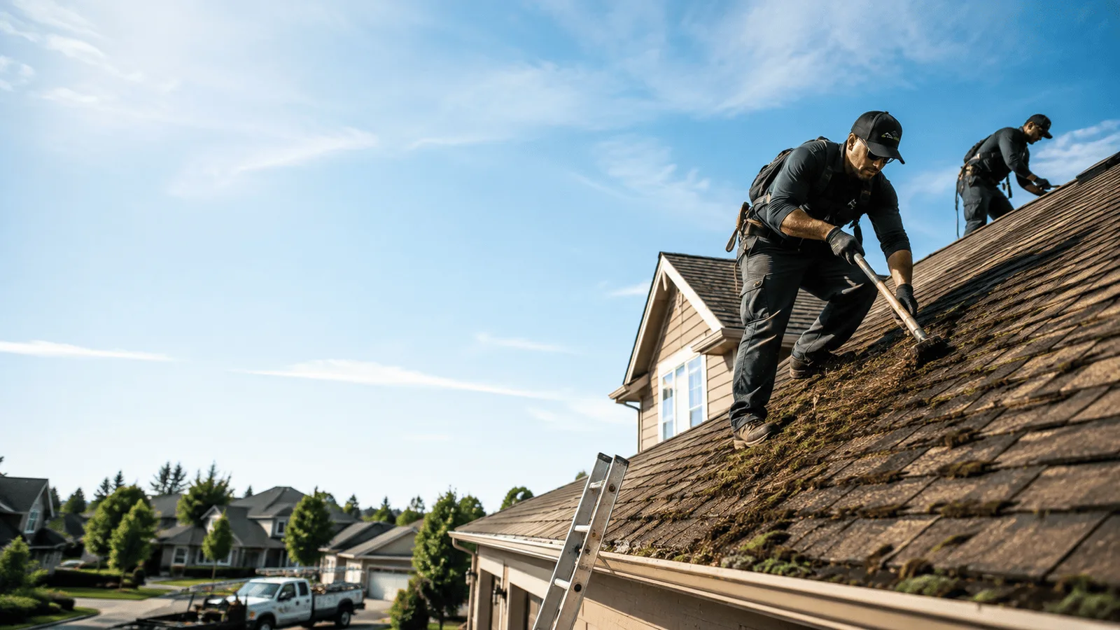 Roof Moss Removal in Thicket, TX near me